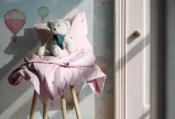 Sengetøj & Lagner<Juna Daisy Sengetøj Baby 70x100 cm pink/rød