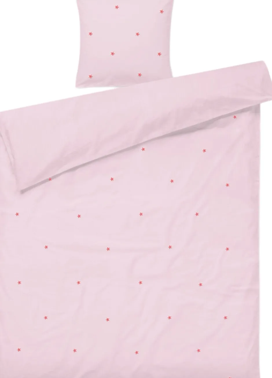 Sengetøj & Lagner<Juna Daisy Sengetøj 140x200 cm pink/rød DK