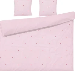 Sengetøj & Lagner<Juna Daisy Sengetøj 200x220 cm pink/rød DK