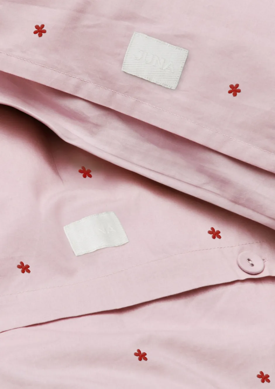 Sengetøj & Lagner<Juna Daisy Sengetøj 140x220 cm pink/rød DK