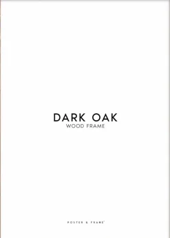 Plakater & Rammer<Poster & Frame Dark oak