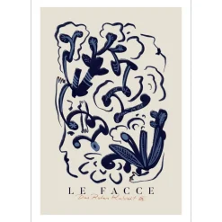 Plakater & Rammer<Poster & Frame Das Rotes Rabbit - Le Facce - Blue Flerfarvet