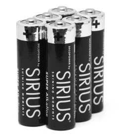 Elektriske Julelys<Sirius DecoPower AAA batterier, 6stk sæt