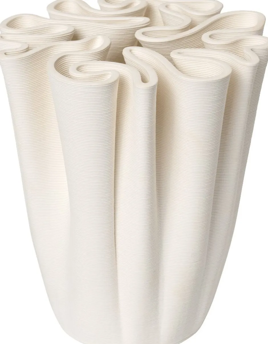 Vaser & Urtepotteskjulere<Ferm Living Dedali Vase - H18 - Off-white