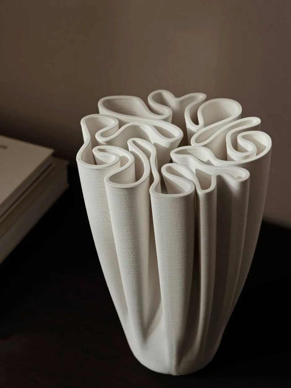 Vaser & Urtepotteskjulere<Ferm Living Dedali Vase - H25 - Off-white