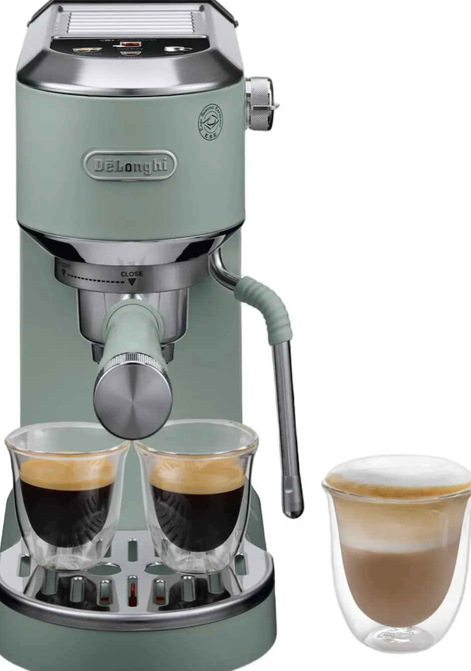 Kaffe & Te<Delonghi Dedica Duo EC890. GR espressomaskine