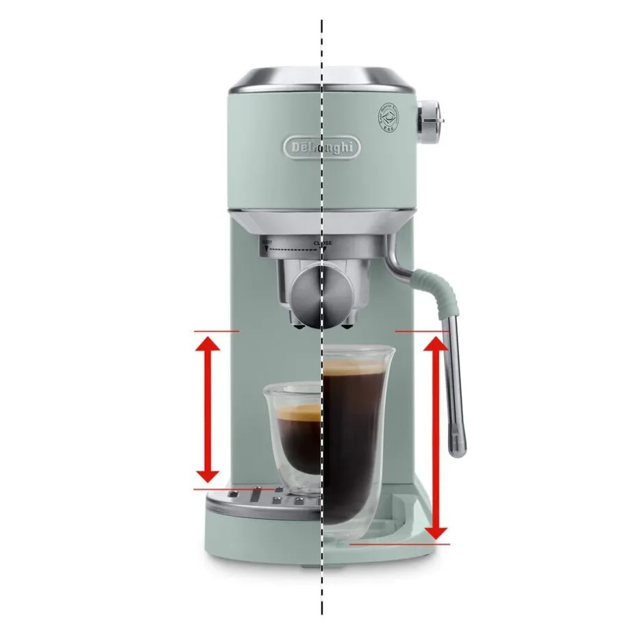 Kaffe & Te<Delonghi Dedica Duo EC890. GR espressomaskine