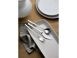 Bestik<Gense Dessertske Fuga 17 cm Mat/Blankt stål