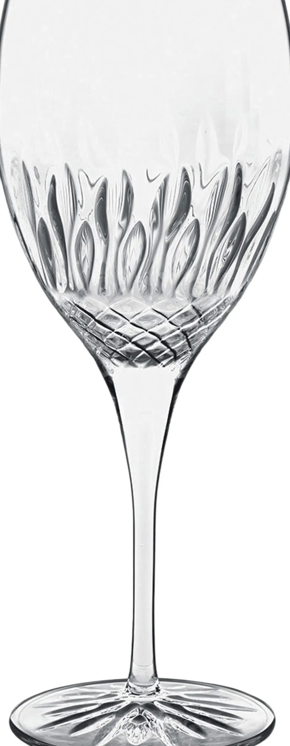 Glas<Luigi Bormioli Diamante 4 stk. rødvinsglas klar 52 cl Ø9,4cm H23,