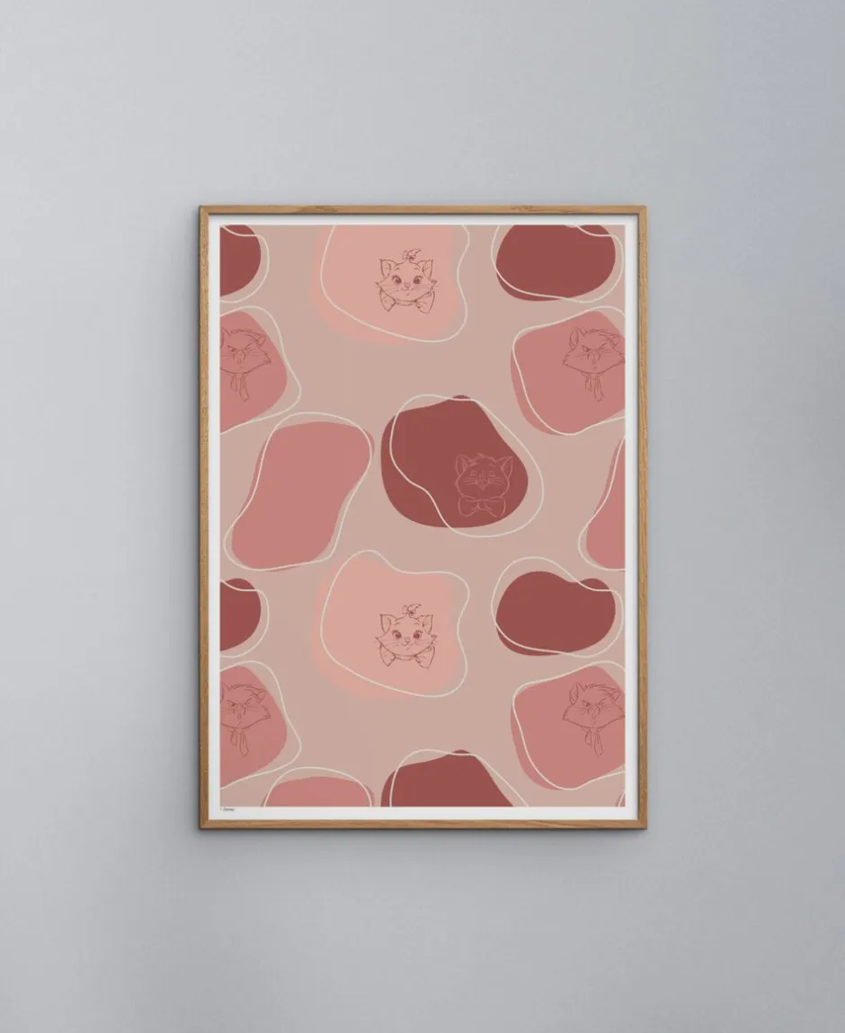 Plakater & Rammer<Poster & Frame Disney - Aristocats Pink & Red Flerfarvet