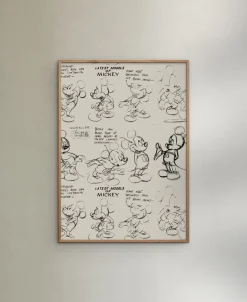 Plakater & Rammer<Poster & Frame Disney - Mickey Mouse Latest Models of Mickey Flerfarvet