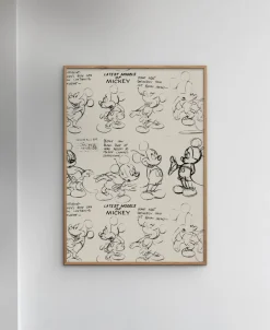Plakater & Rammer<Poster & Frame Disney - Mickey Mouse Latest Models of Mickey Flerfarvet