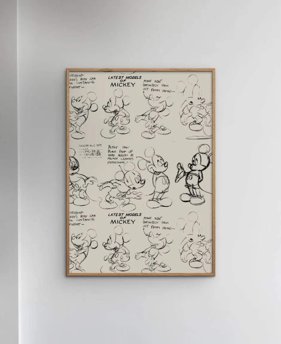Plakater & Rammer<Poster & Frame Disney - Mickey Mouse Latest Models of Mickey Flerfarvet