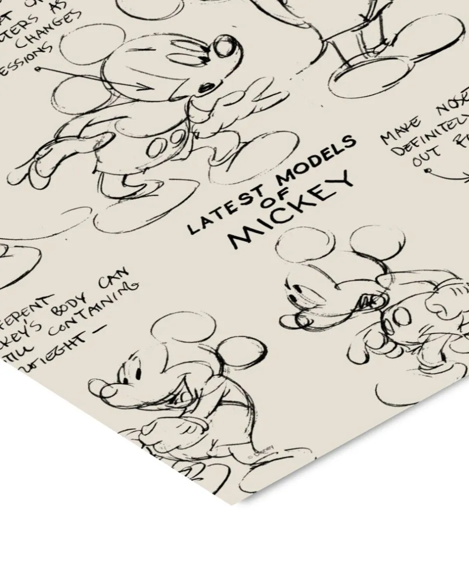 Plakater & Rammer<Poster & Frame Disney - Mickey Mouse Latest Models of Mickey Flerfarvet