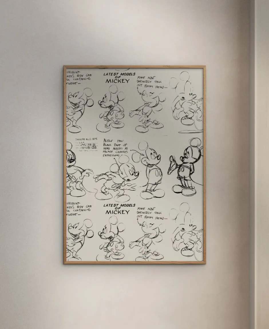 Plakater & Rammer<Poster & Frame Disney - Mickey Mouse Latest Models of Mickey Flerfarvet