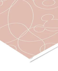 Plakater & Rammer<Poster & Frame Disney - Mickey Mouse Pink & White Outline Flerfarvet