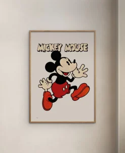 Plakater & Rammer<Poster & Frame Disney - Mickey Mouse Vintage No. 01 Flerfarvet