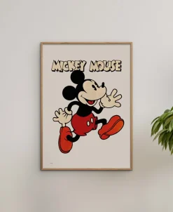 Plakater & Rammer<Poster & Frame Disney - Mickey Mouse Vintage No. 01 Flerfarvet
