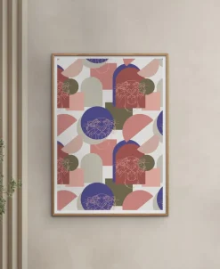 Plakater & Rammer<Poster & Frame Disney Ð The Jungle Book Pink Shere Khan Outline Flerfarvet