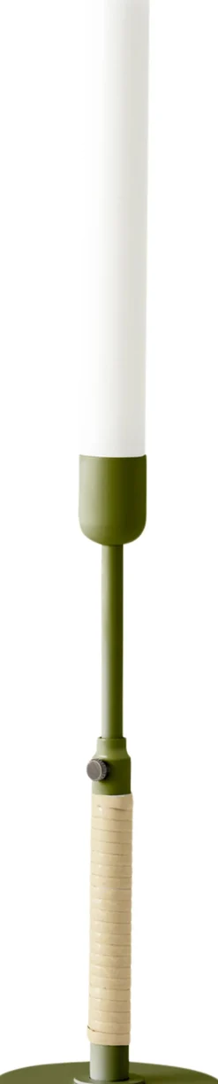 Lys & Lysestager<Audo Copenhagen Duca Candleholder, Olive Green