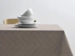 Tekstiler Til Borddækning<Södahl Dug dia180 Tiles Damask Taupe