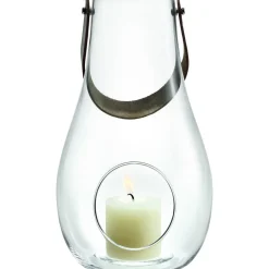 Lanterner<Holmegaard Dwl lanterne klart glas 29 cm.