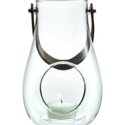 Lanterner<Holmegaard Dwl lanterne klart glas 16 cm.