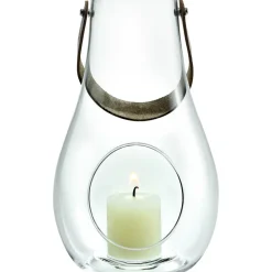 Lanterner<Holmegaard Dwl lanterne klart glas 24,8 cm.
