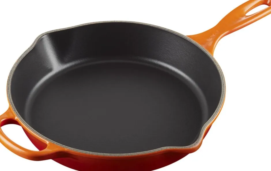 Gryder & Pander<Le Creuset Dyb Stegepande i støbejern 26cm Volcanic