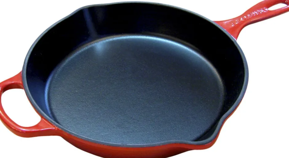 Gryder & Pander<Le Creuset Dyb Stegepande i støbejern 26cm Cerise