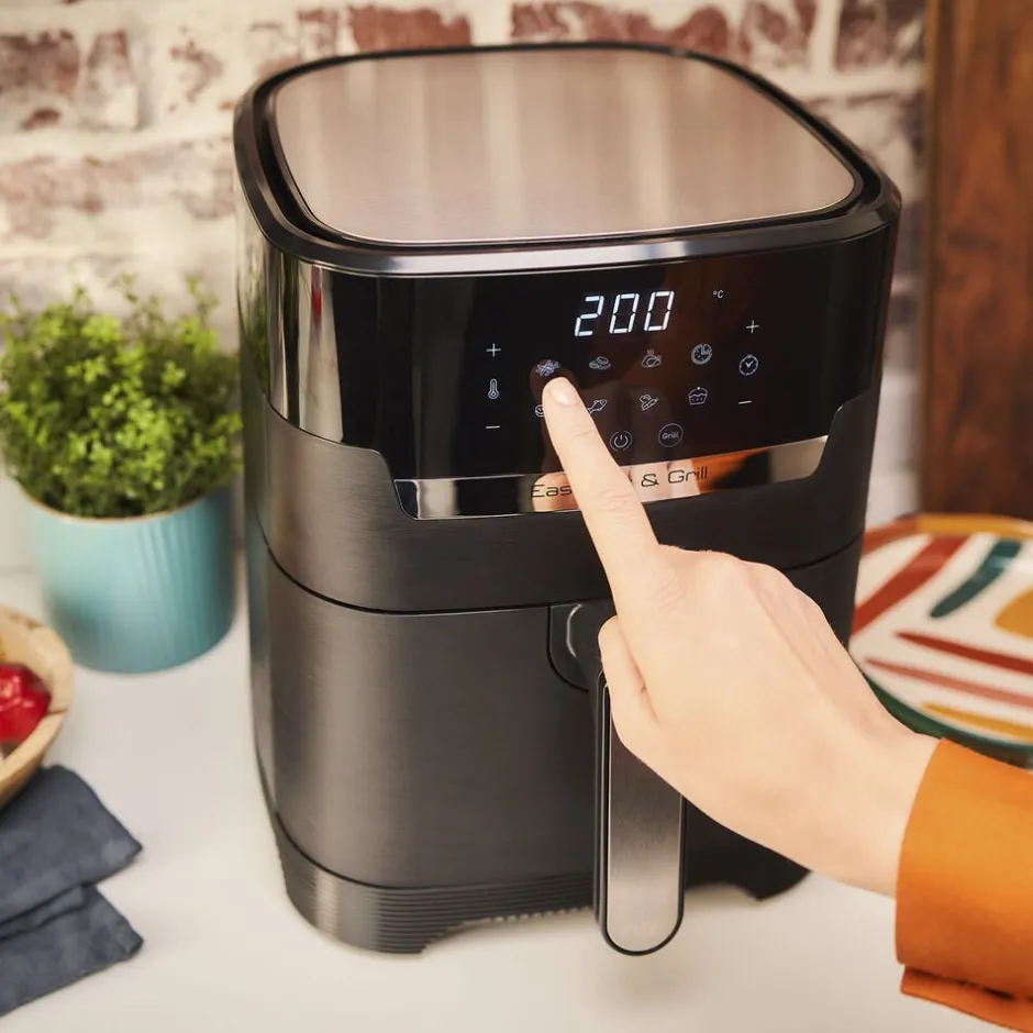 Køkkenmaskiner<OBH Nordica Easy Fry & Grill Precision 2in1 Black Digital