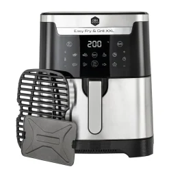 Køkkenmaskiner<OBH Nordica Easy Fry & Grill XXL 2in1 Silver