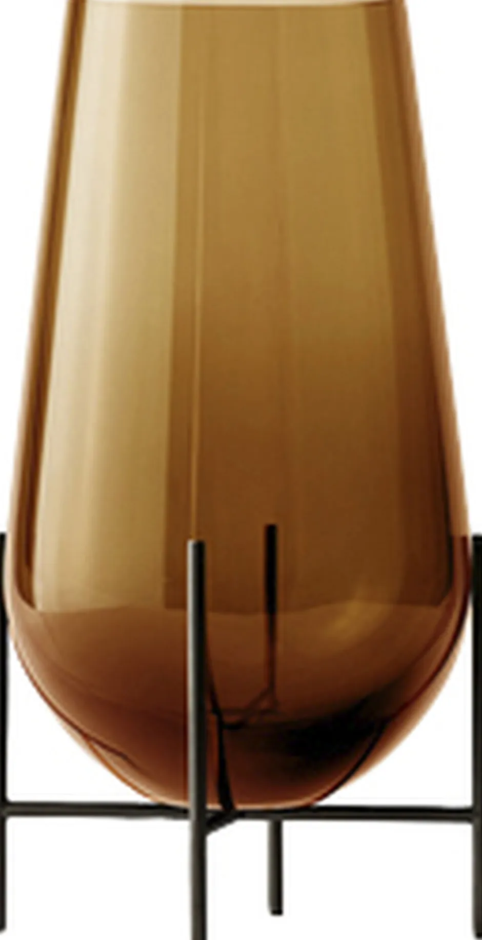 Vaser & Urtepotteskjulere<Audo Copenhagen Echasse Vase, M, Amber/Bronzed Bras