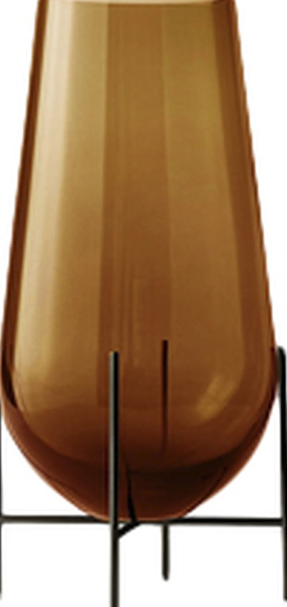 Vaser & Urtepotteskjulere<Audo Copenhagen Echasse Vase, S, Amber/Bronzed Bras