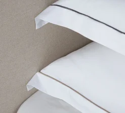 Sengetøj & Lagner<Magasin du Nord Collection Egyptisk sengesæt med broderet stikning Hvid/beige
