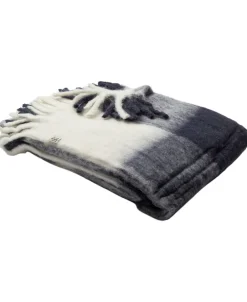 Plaider<Magasin du Nord Collection Ekstra fluffy plaid. check Navy blue