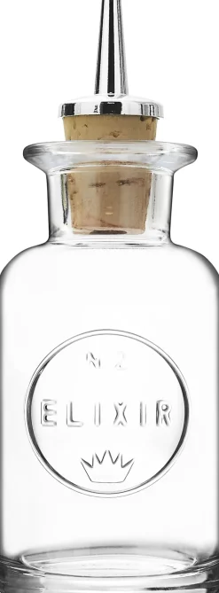 Bar & Vin<Luigi Bormioli Elixir No2 flaske med skænkeprop rund 10 cl.