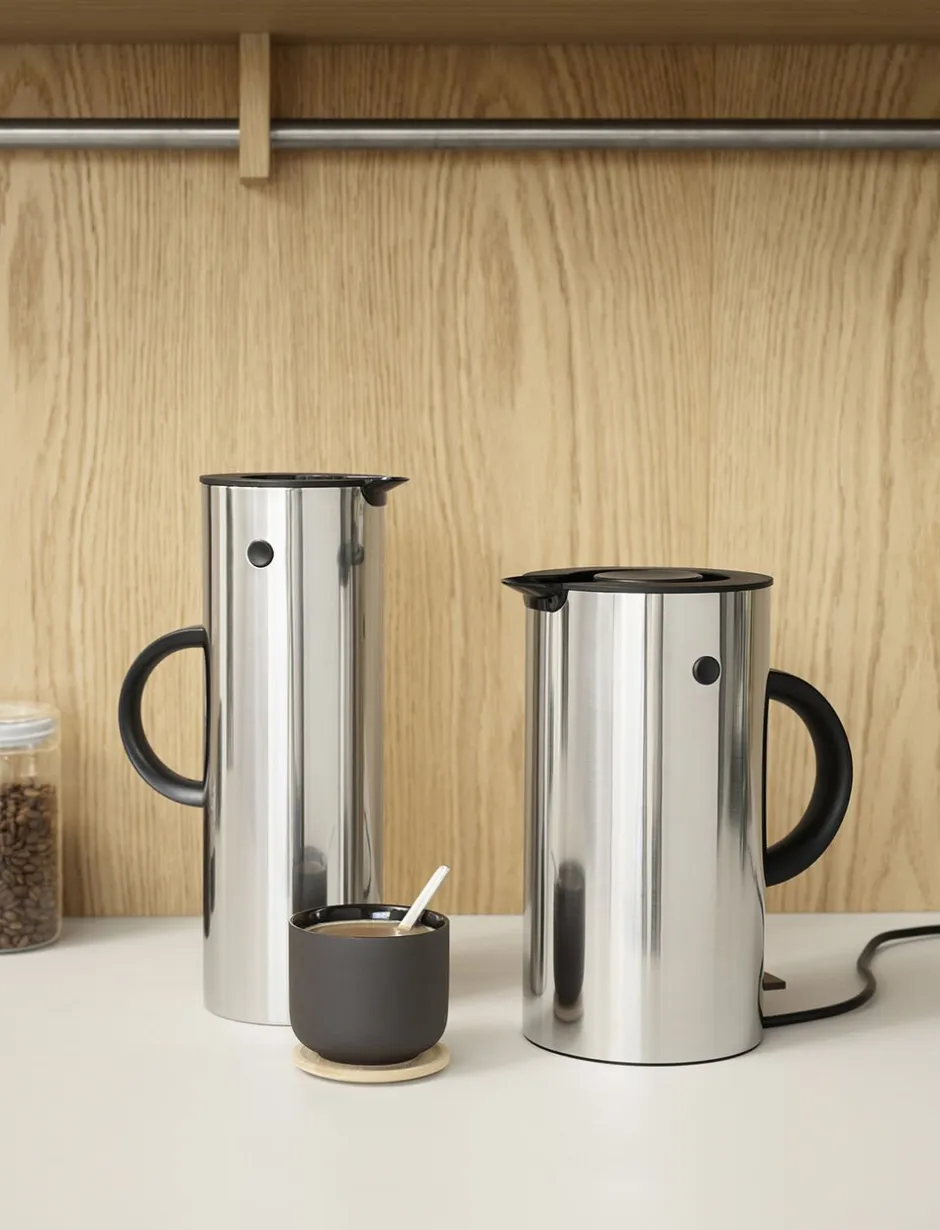 Køkkenmaskiner<Stelton EM77 Elkedel, 1,5l Steel