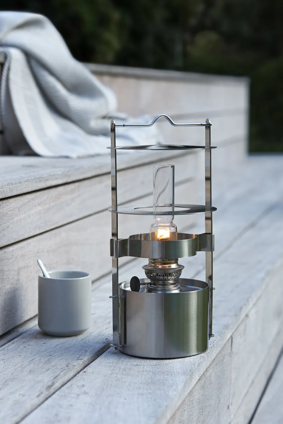 Trådløse Lamper<Stelton EM skibslampe H 34 cm steel