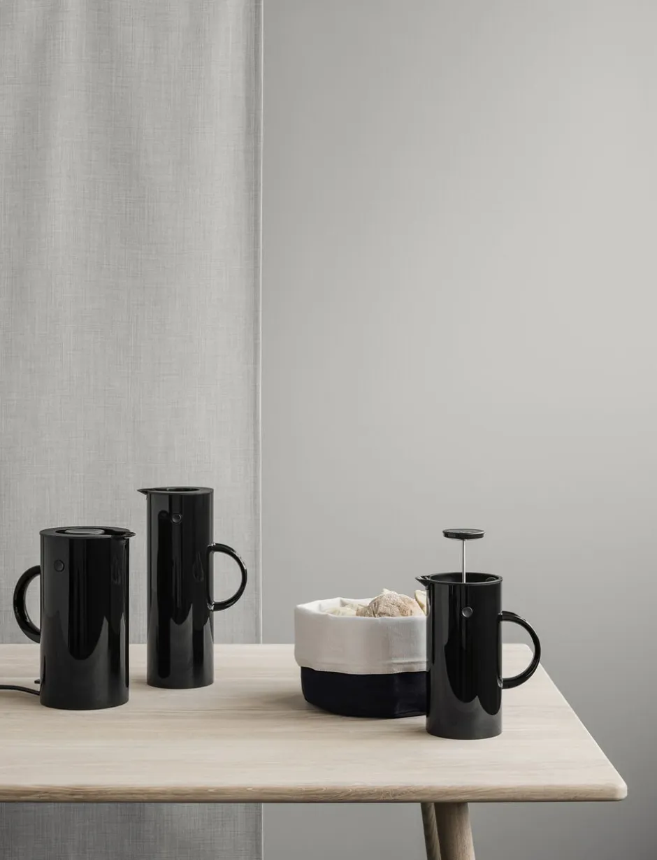 Kaffe & Te<Stelton EM77 termokande 1 l, black