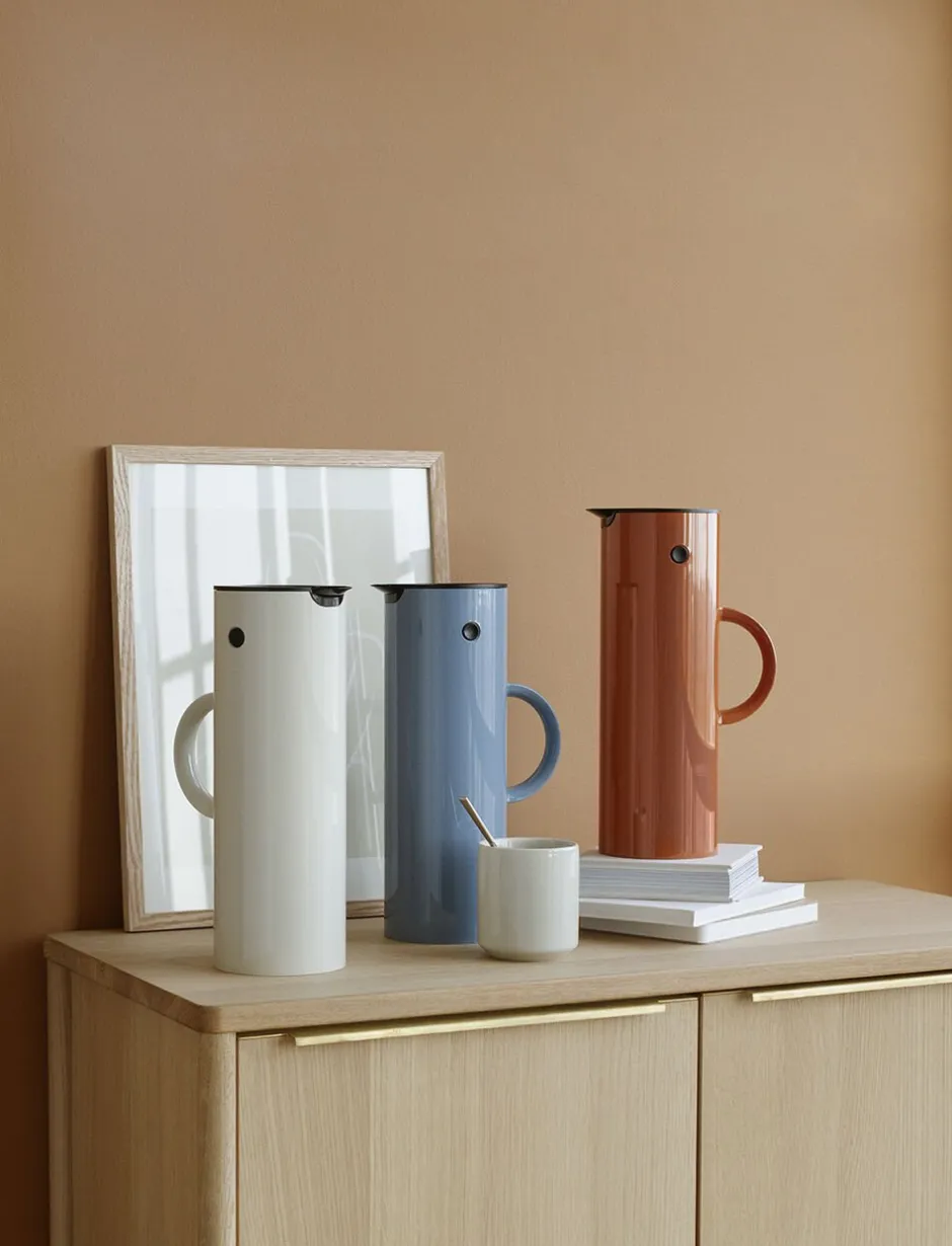 Kaffe & Te<Stelton EM77 termokande 1 l, sand