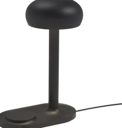 Bordlamper<Eva Solo Emendo lampe med Qi trådløs oplader Black