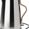 Køkkenmaskiner<Stelton Emma elkedel (EU) 1.2 l. steel