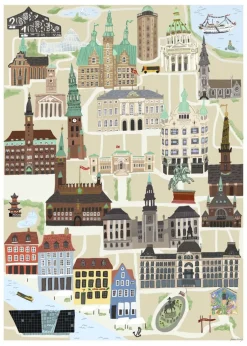Plakater & Rammer<Poster & Frame Emma Forsberg - Ode to Copenhagen