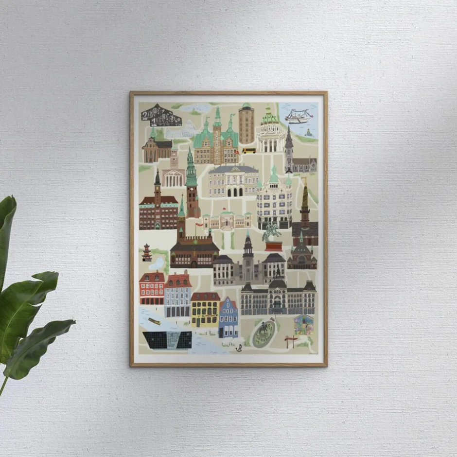 Plakater & Rammer<Poster & Frame Emma Forsberg - Ode to Copenhagen