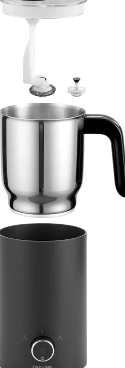 Kaffe & Te<Zwilling Enfinigy Mælkeskummer, sort