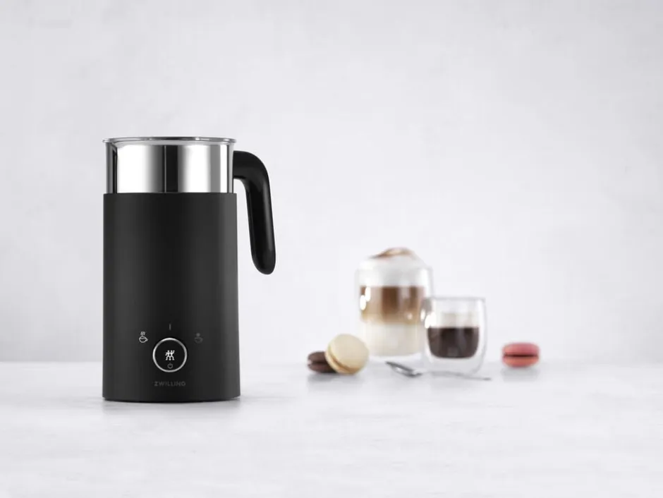 Kaffe & Te<Zwilling Enfinigy Mælkeskummer, sort