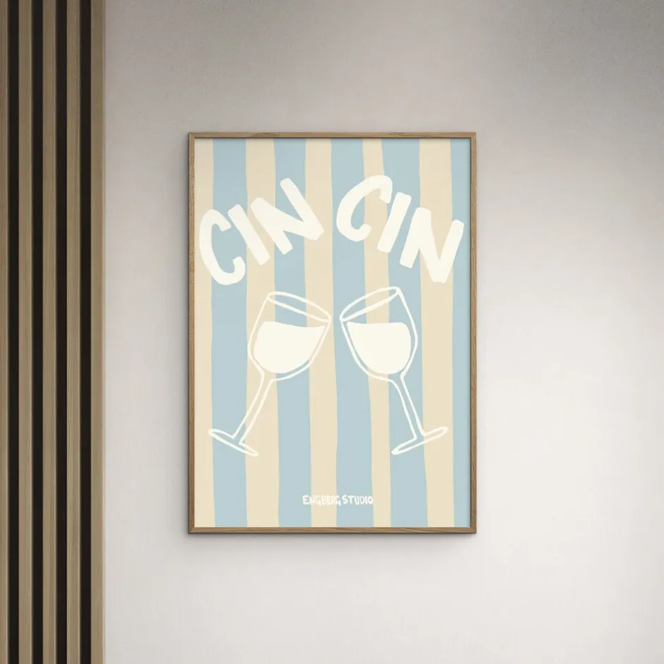 Plakater & Rammer<Poster & Frame Engberg Studio - Drinks with Me Flerfarvet