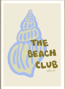 Plakater & Rammer<Poster & Frame Engberg Studio - The Beach Club Flerfarvet