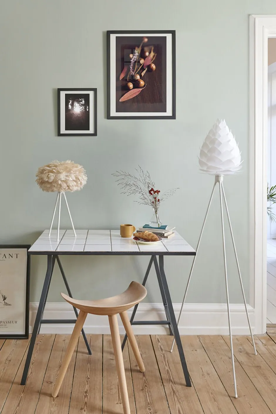 Lampeskærme<UMAGE Eos Micro, Ø22 Light brown